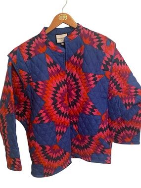 Gold and Silver Paris Quilted Jacket